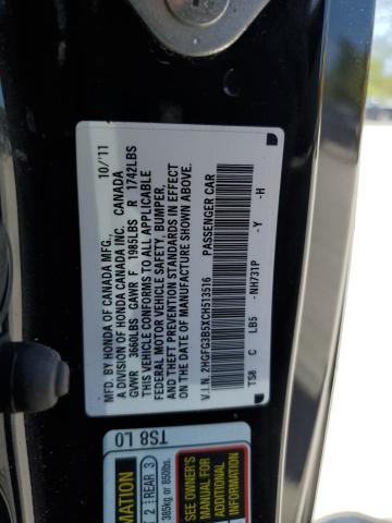 Photo 11 VIN: 2HGFG3B5XCH513516 - HONDA CIVIC 