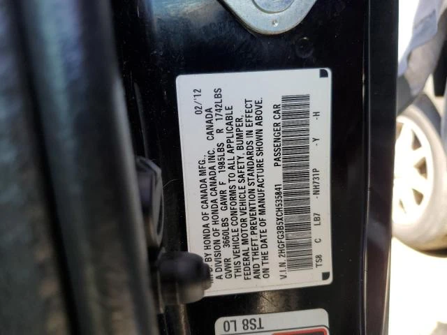 Photo 12 VIN: 2HGFG3B5XCH535841 - HONDA CIVIC LX 