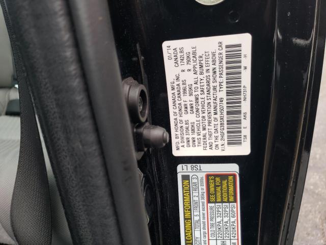 Photo 11 VIN: 2HGFG3B5XEH507749 - HONDA CIVIC LX 