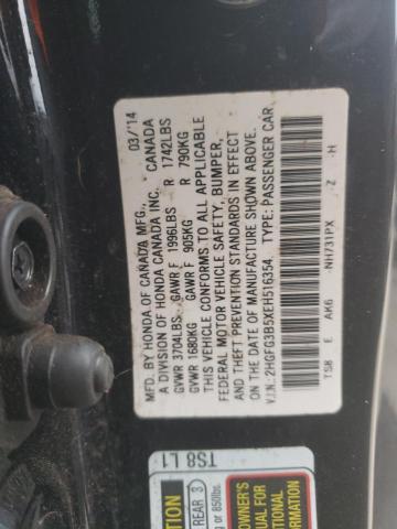 Photo 12 VIN: 2HGFG3B5XEH516354 - HONDA CIVIC LX 