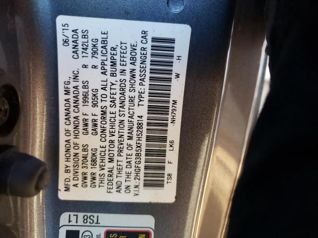 Photo 9 VIN: 2HGFG3B5XFH528814 - HONDA CIVIC LX 