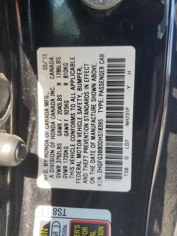 Photo 12 VIN: 2HGFG3B80DH518395 - HONDA CIVIC EX 