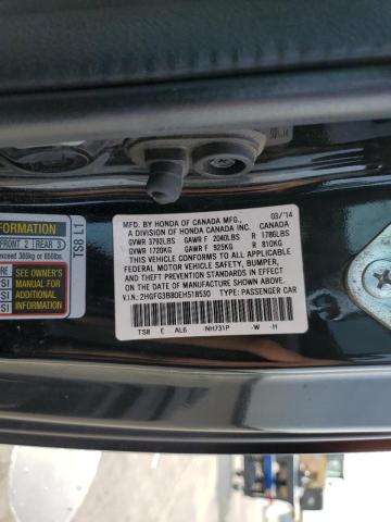 Photo 11 VIN: 2HGFG3B80EH518530 - HONDA CIVIC EX 