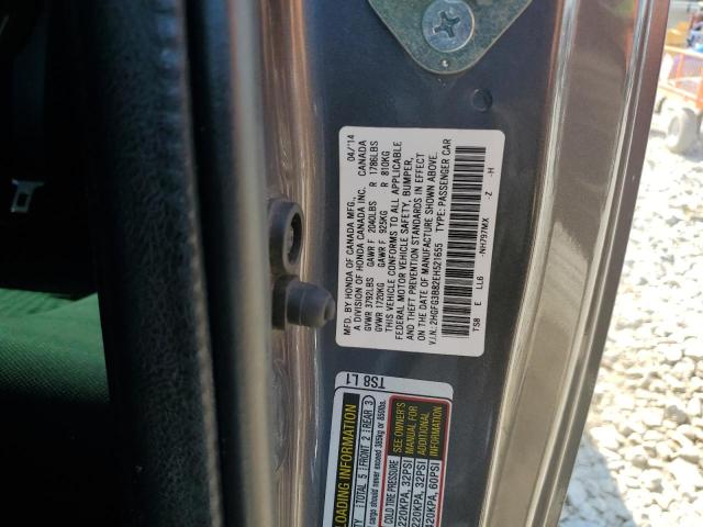 Photo 12 VIN: 2HGFG3B82EH521655 - HONDA CIVIC EX 