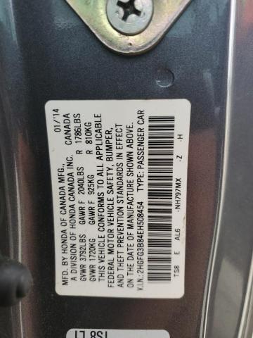 Photo 12 VIN: 2HGFG3B84EH508454 - HONDA CIVIC 