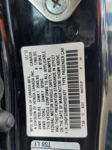 Photo 12 VIN: 2HGFG3B85DH501477 - HONDA CIVIC EX 