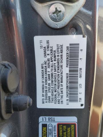 Photo 11 VIN: 2HGFG3B87CH524659 - HONDA CIVIC 