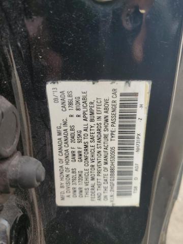 Photo 11 VIN: 2HGFG3B88DH530505 - HONDA CIVIC EX 