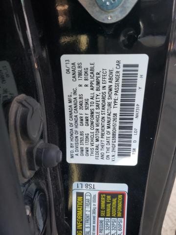 Photo 11 VIN: 2HGFG3B89DH512658 - HONDA CIVIC EX 