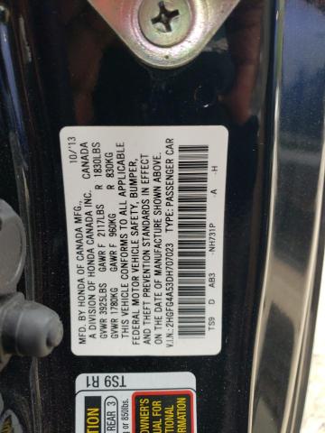 Photo 11 VIN: 2HGFG4A53DH707023 - HONDA CIVIC SI 