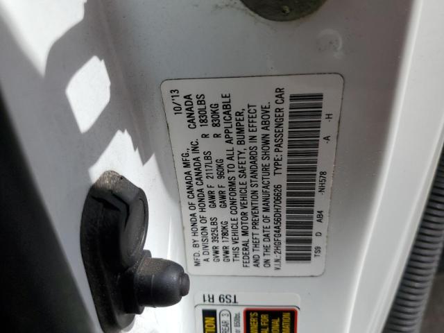 Photo 12 VIN: 2HGFG4A56DH706626 - HONDA CIVIC SI 