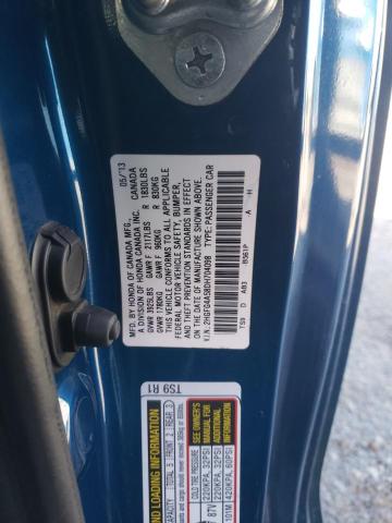 Photo 11 VIN: 2HGFG4A58DH704098 - HONDA CIVIC SI 