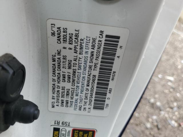 Photo 11 VIN: 2HGFG4A59DH704658 - HONDA CIVIC SI 