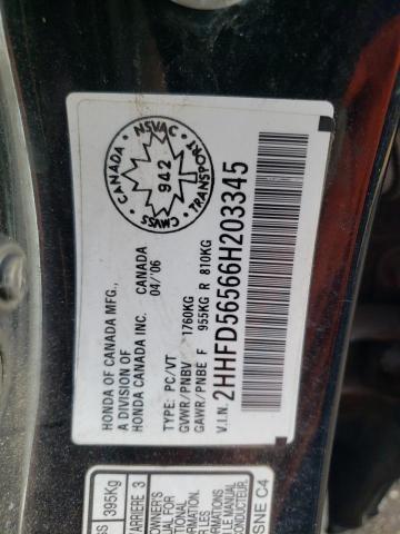 Photo 11 VIN: 2HHFD56566H203345 - ACURA CSX 