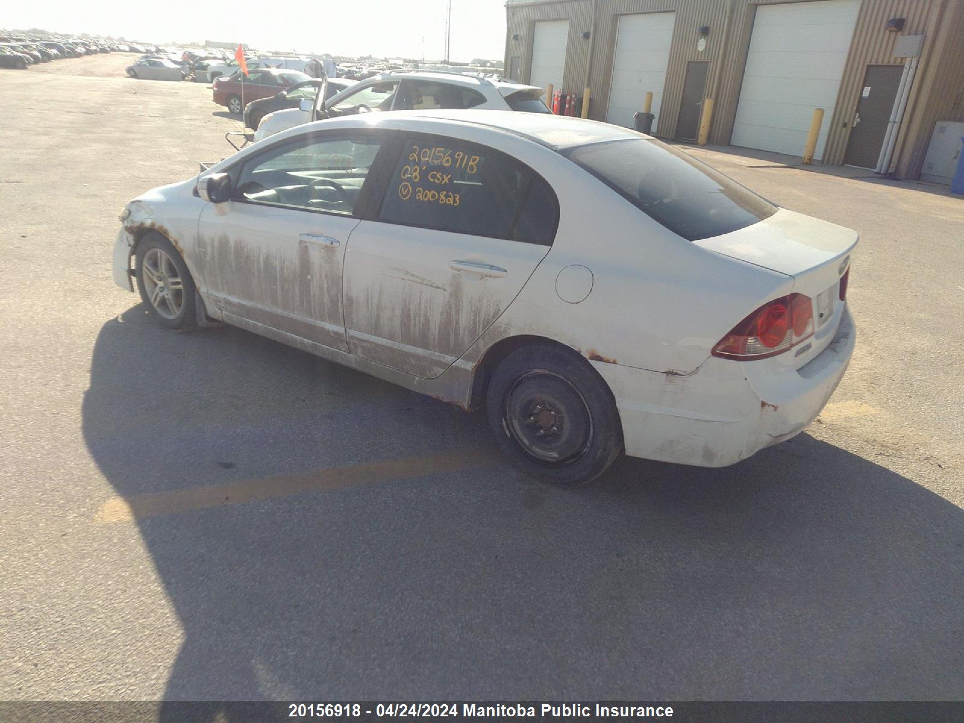 Photo 2 VIN: 2HHFD56588H200823 - ACURA CSX 