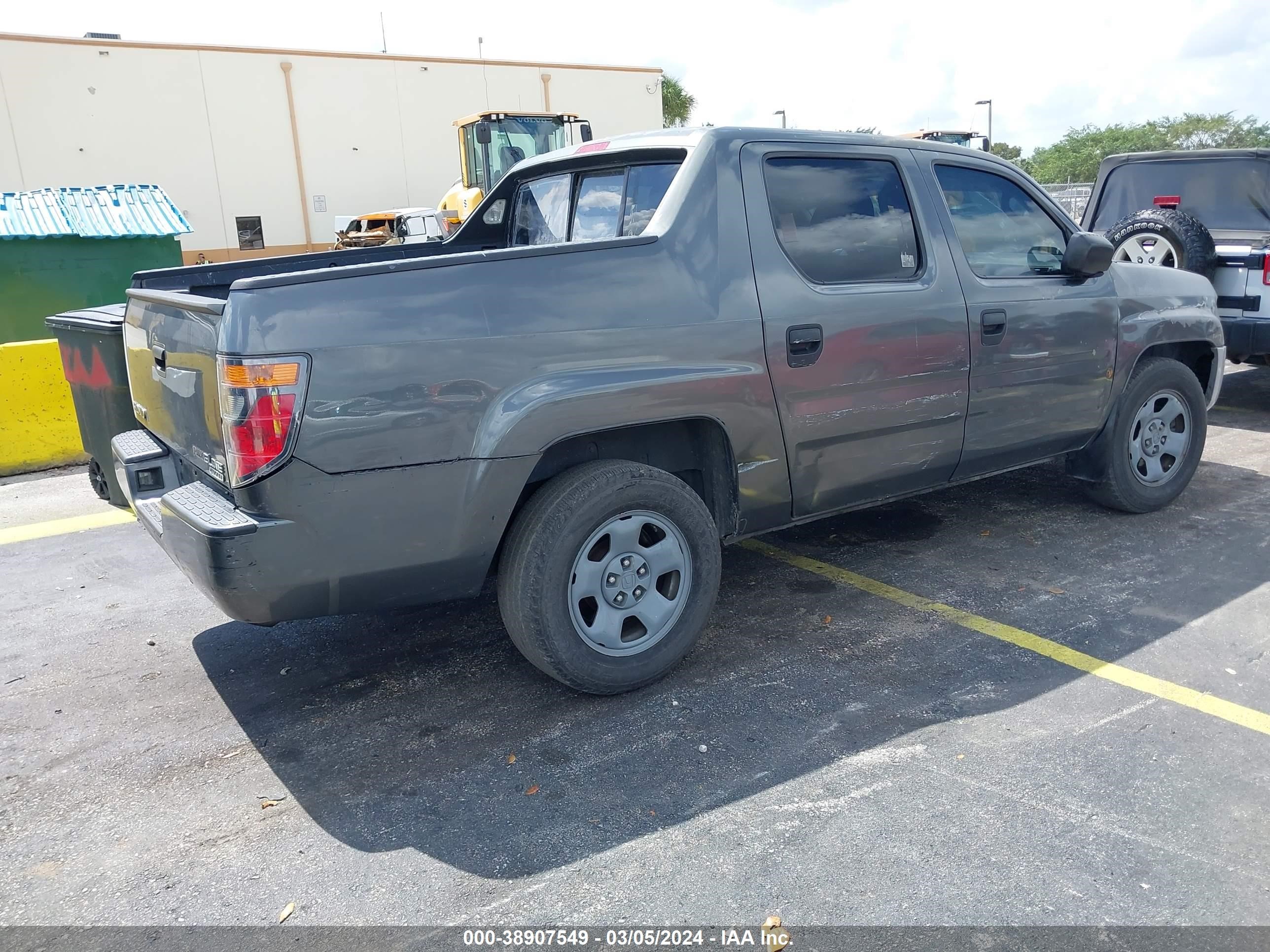 Photo 3 VIN: 2HJYK16207H531793 - HONDA RIDGELINE 