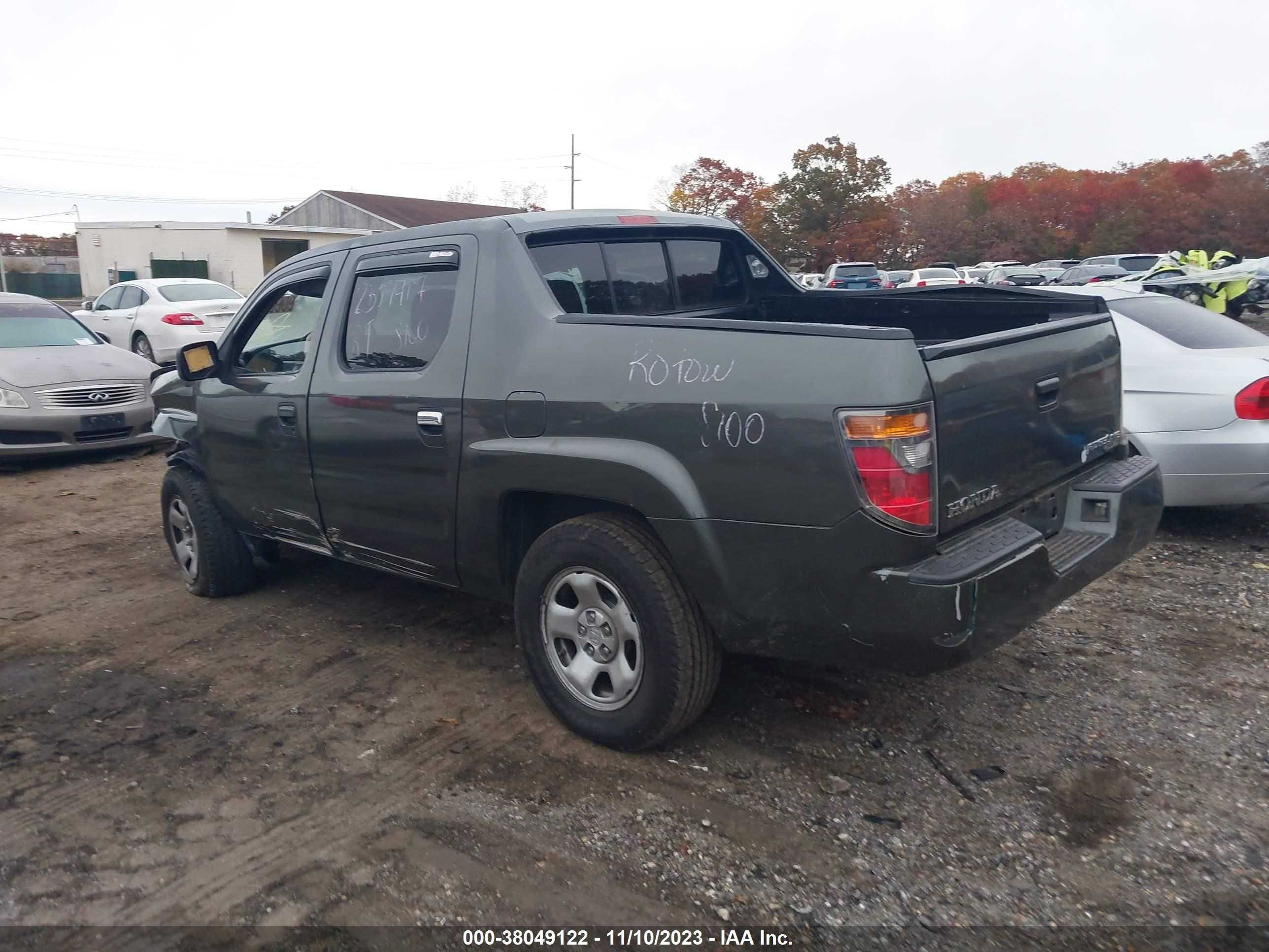 Photo 2 VIN: 2HJYK16217H525050 - HONDA RIDGELINE 