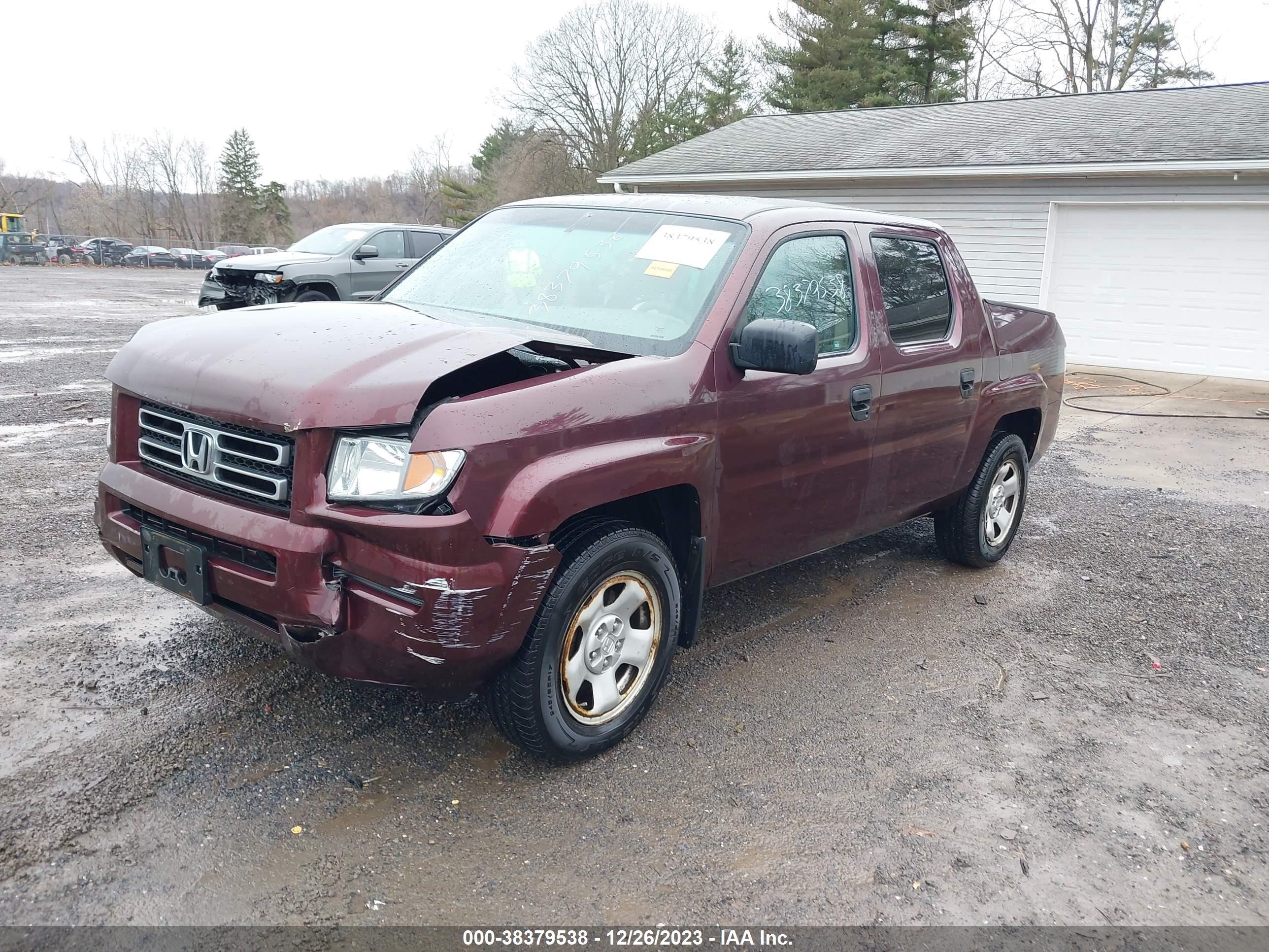 Photo 1 VIN: 2HJYK16267H510463 - HONDA RIDGELINE 