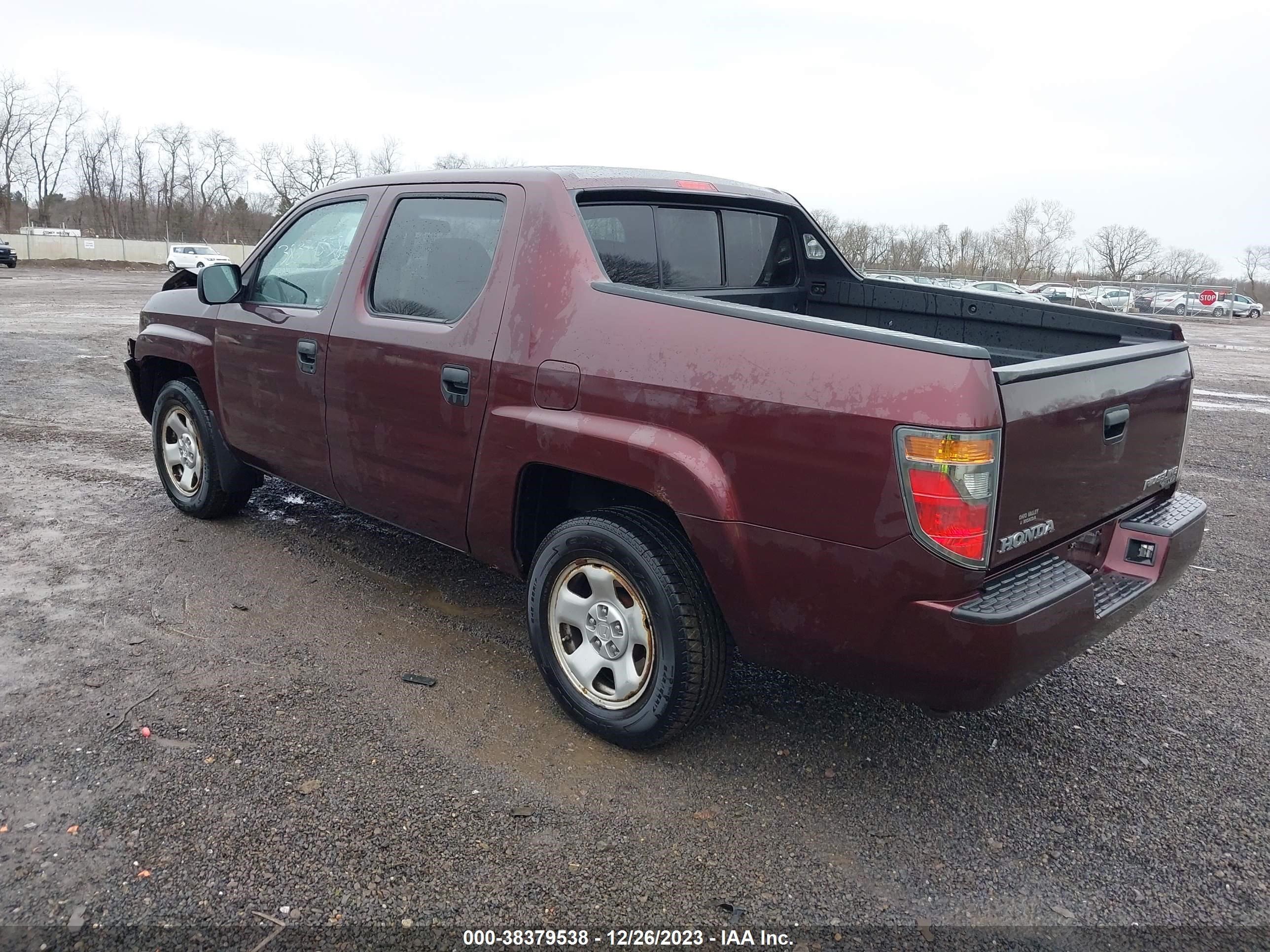 Photo 2 VIN: 2HJYK16267H510463 - HONDA RIDGELINE 