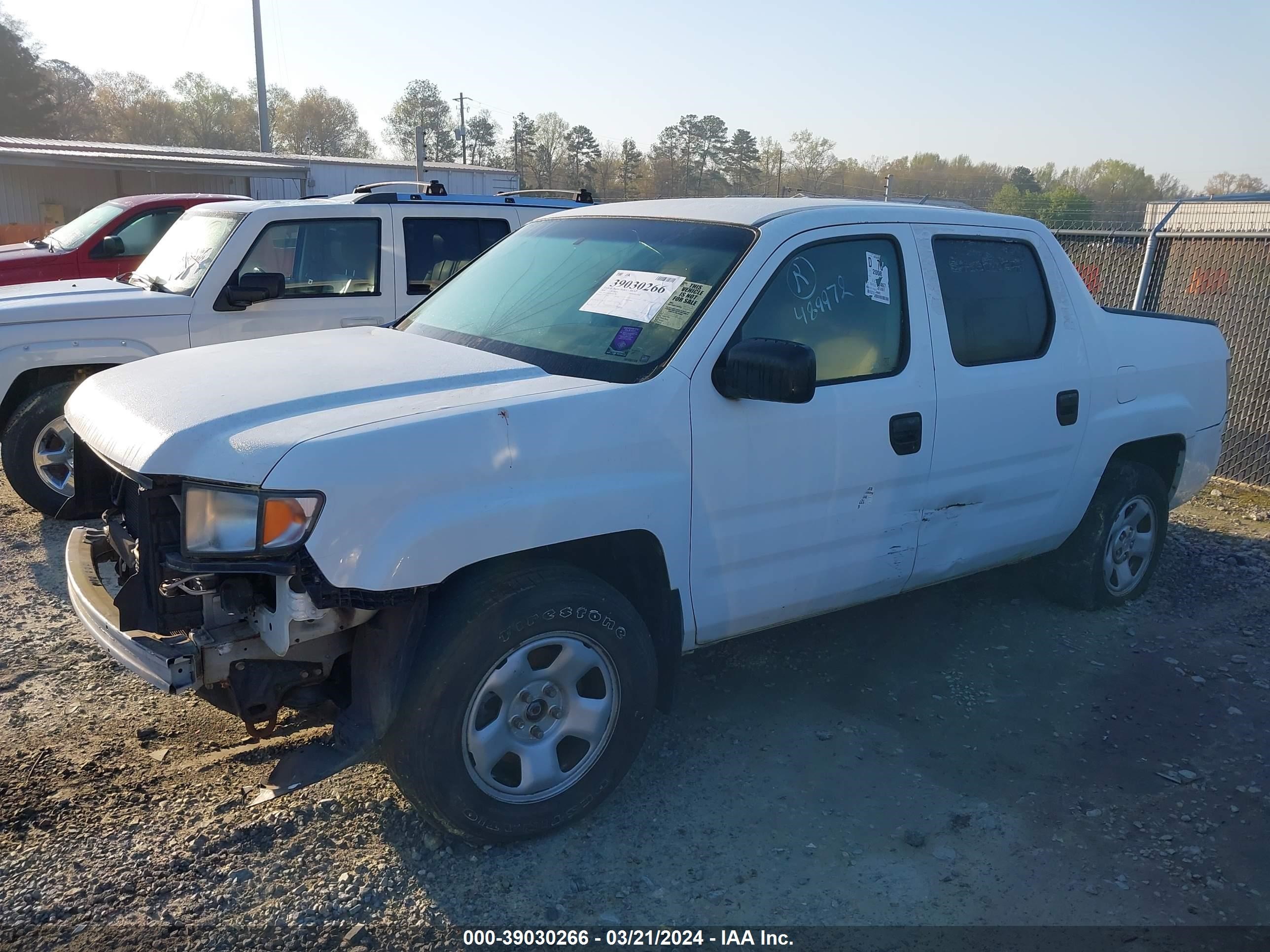 Photo 1 VIN: 2HJYK162X8H521287 - HONDA RIDGELINE 