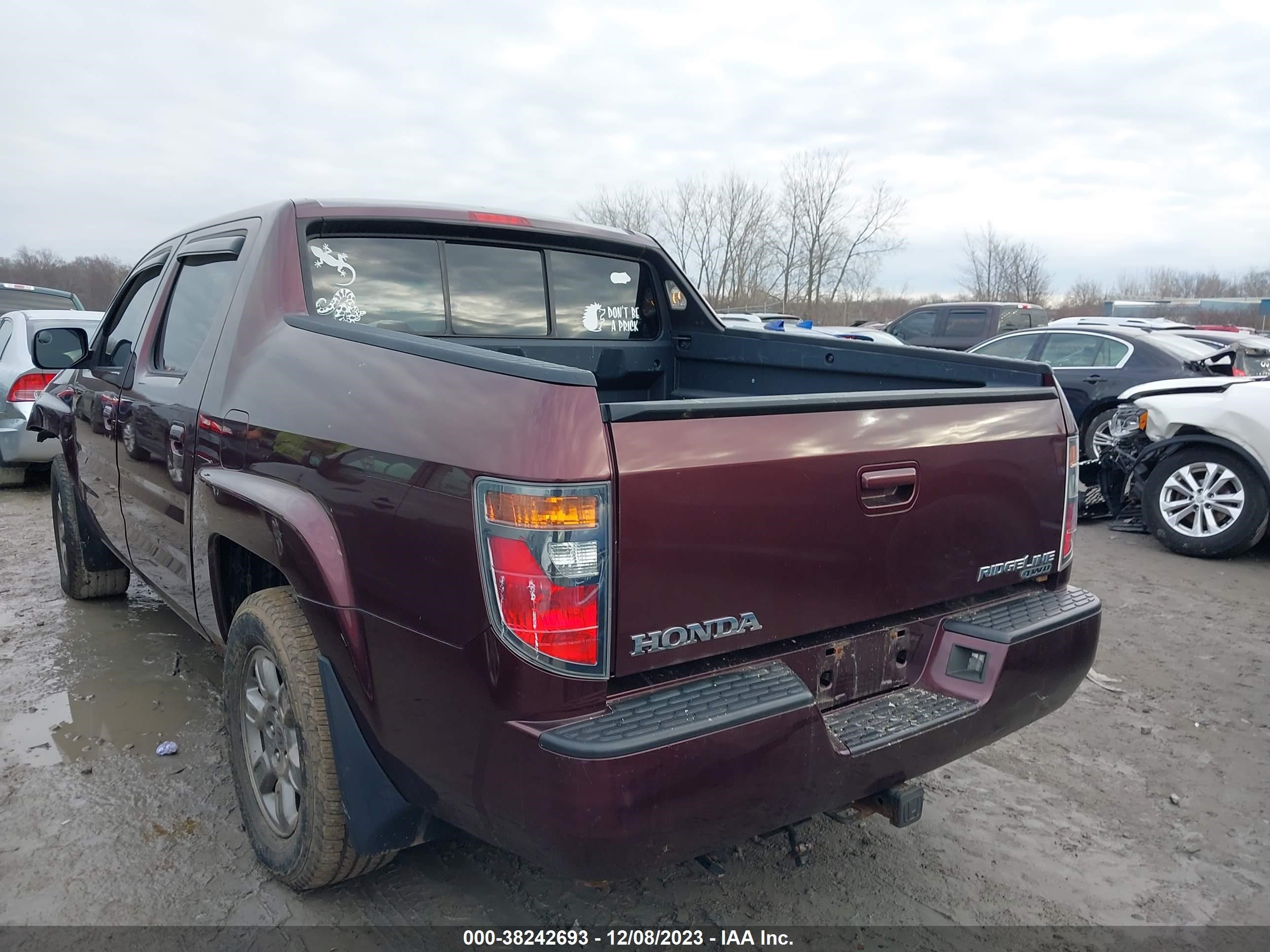 Photo 2 VIN: 2HJYK16327H532954 - HONDA RIDGELINE 