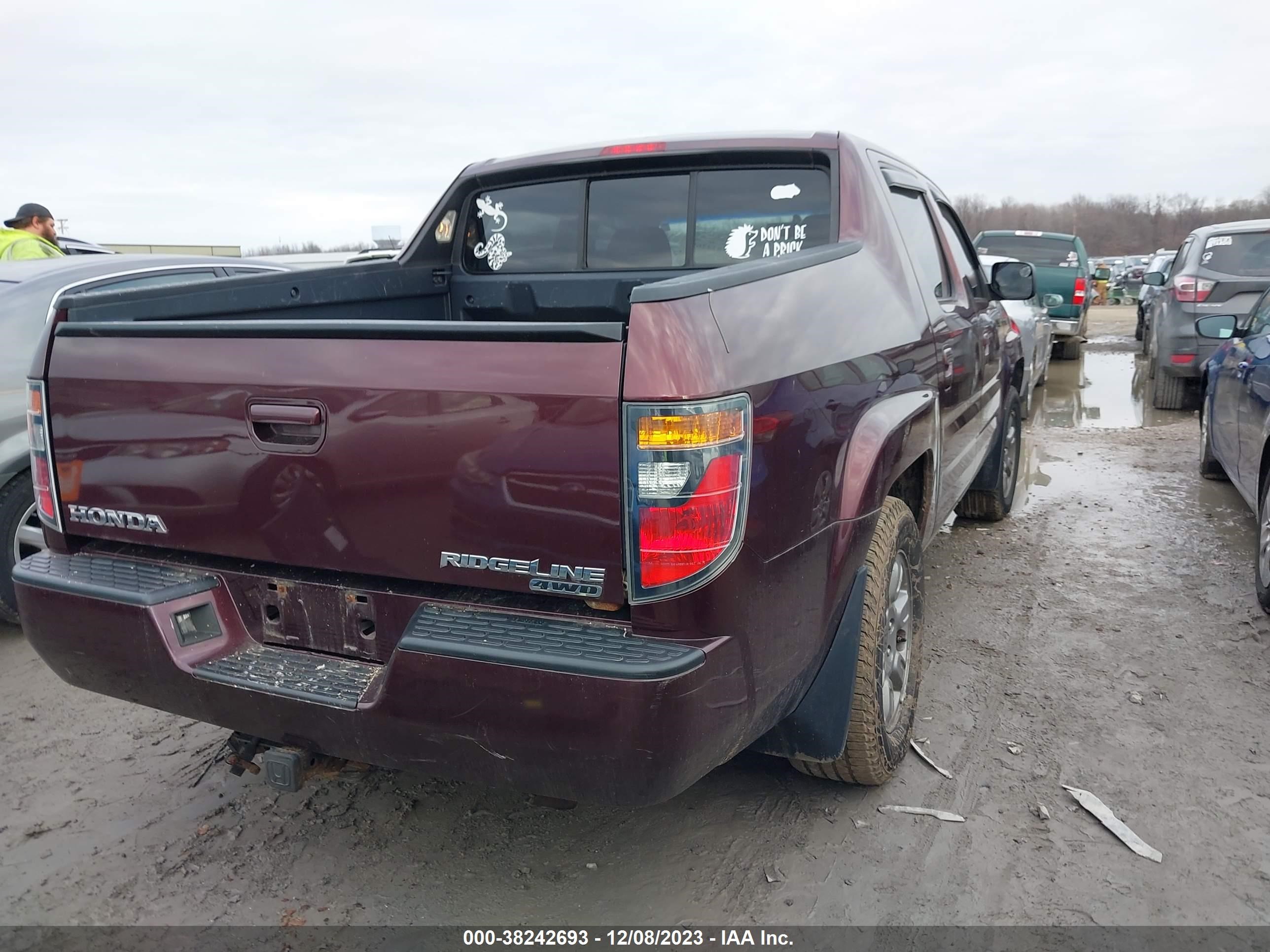 Photo 3 VIN: 2HJYK16327H532954 - HONDA RIDGELINE 