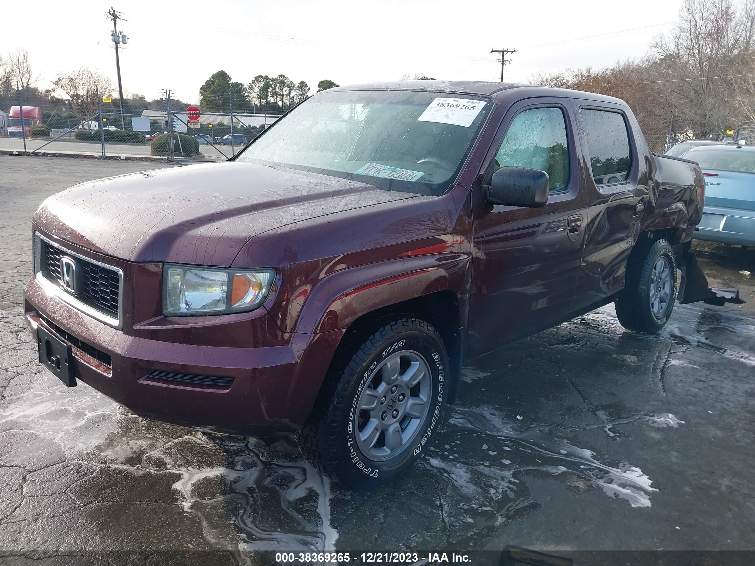 Photo 1 VIN: 2HJYK163788539450 - HONDA RIDGELINE 