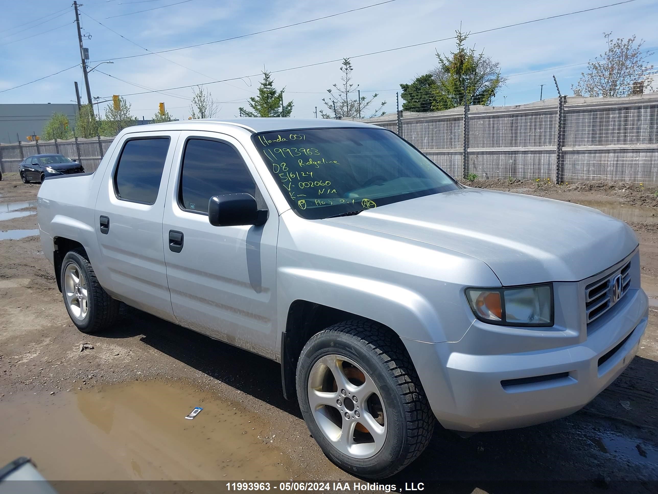 Photo 12 VIN: 2HJYK16448H002060 - HONDA RIDGELINE 