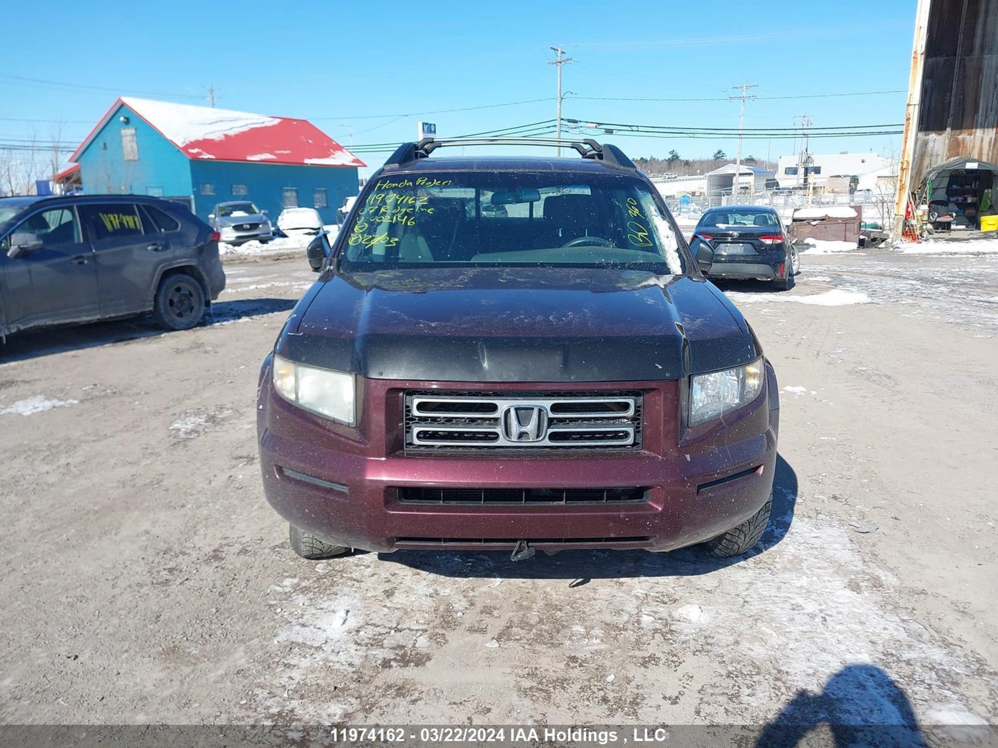 Photo 11 VIN: 2HJYK16457H002146 - HONDA RIDGELINE 