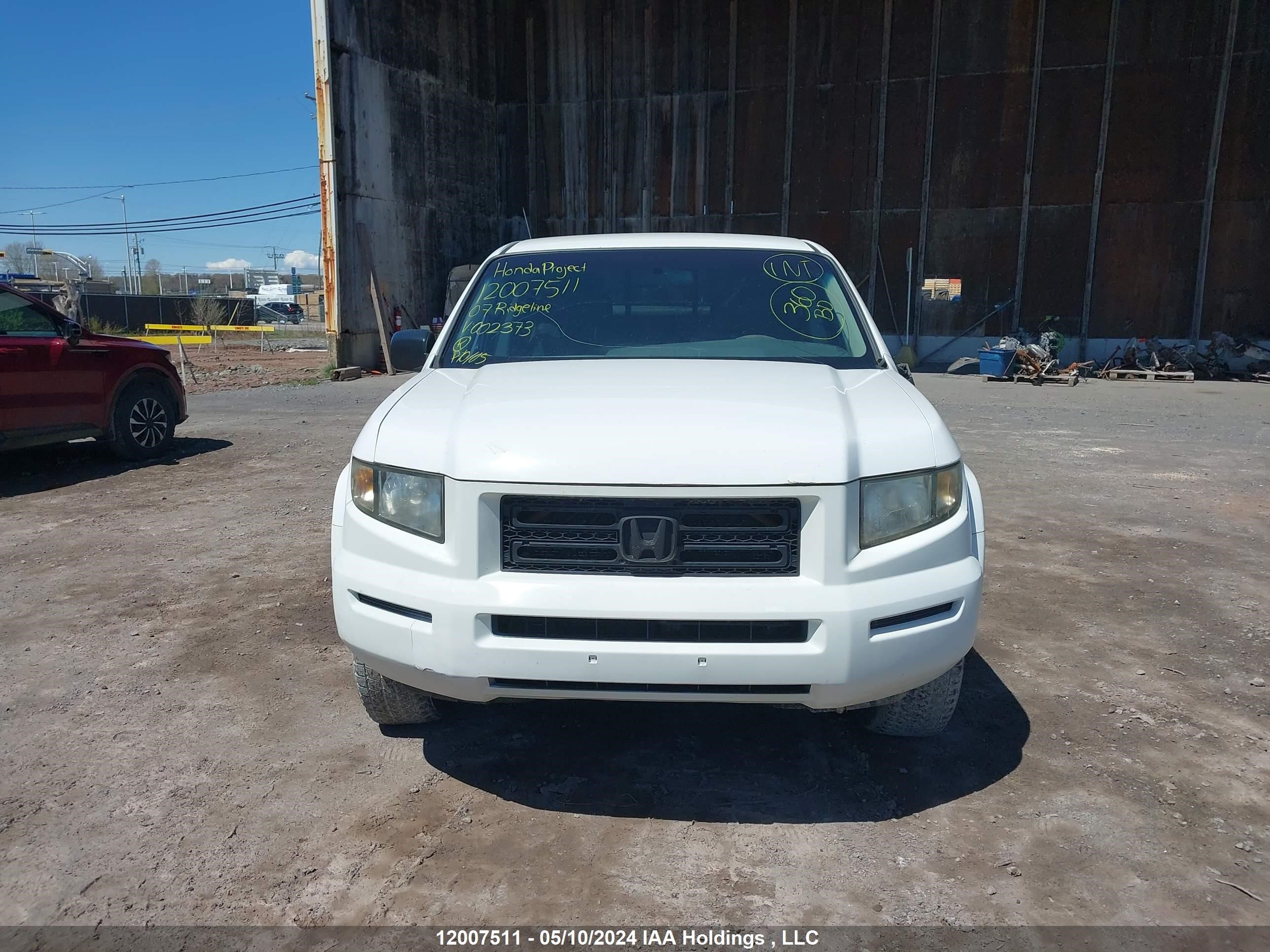 Photo 11 VIN: 2HJYK16457H002373 - HONDA RIDGELINE 