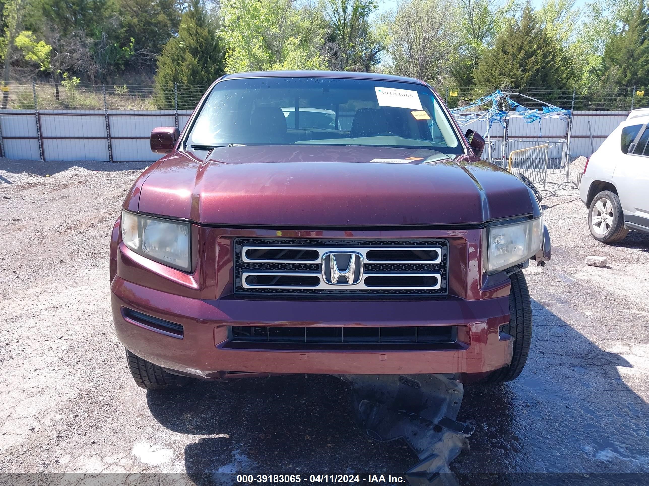 Photo 12 VIN: 2HJYK16477H518511 - HONDA RIDGELINE 