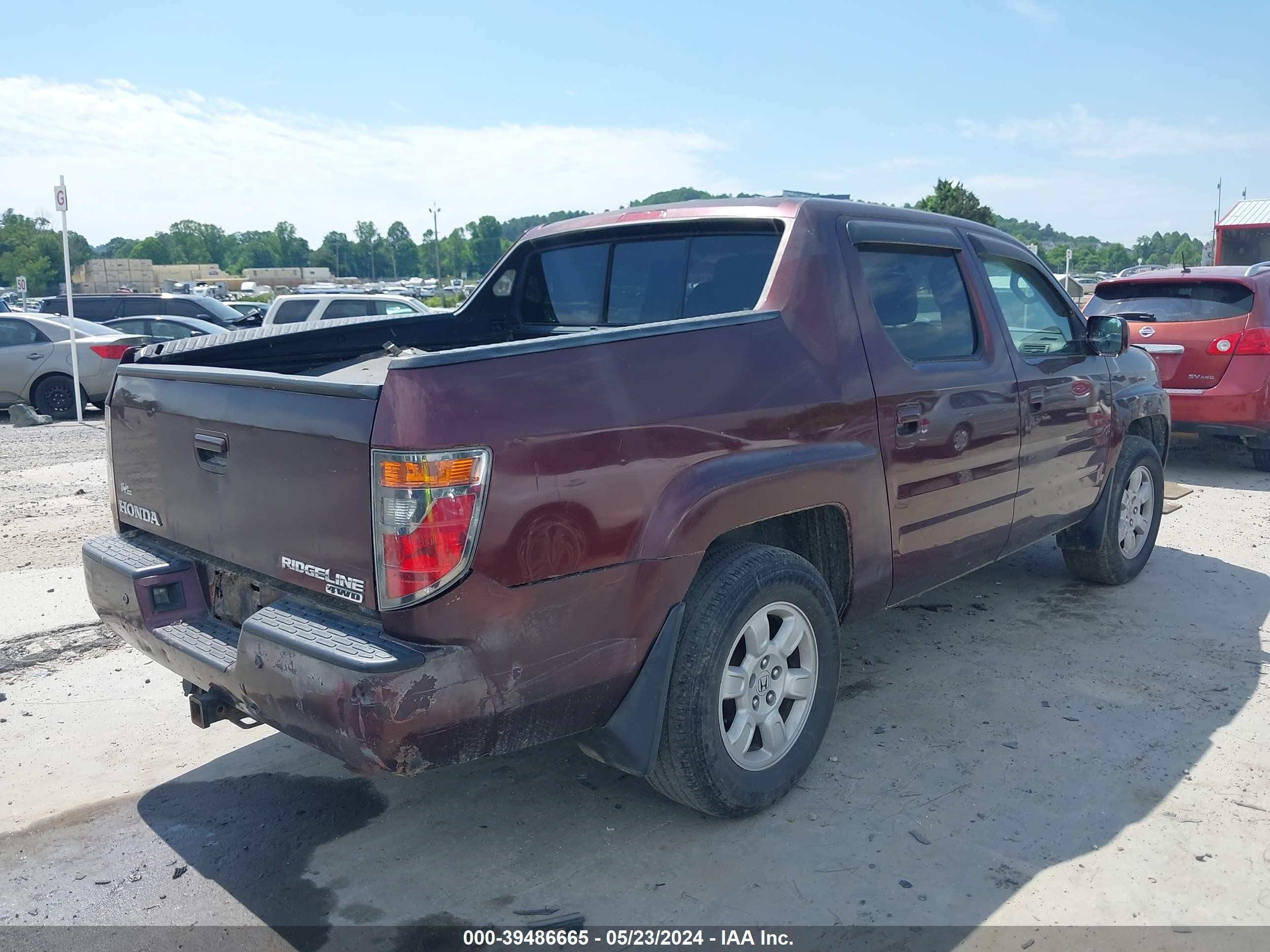 Photo 3 VIN: 2HJYK16517H527410 - HONDA RIDGELINE 