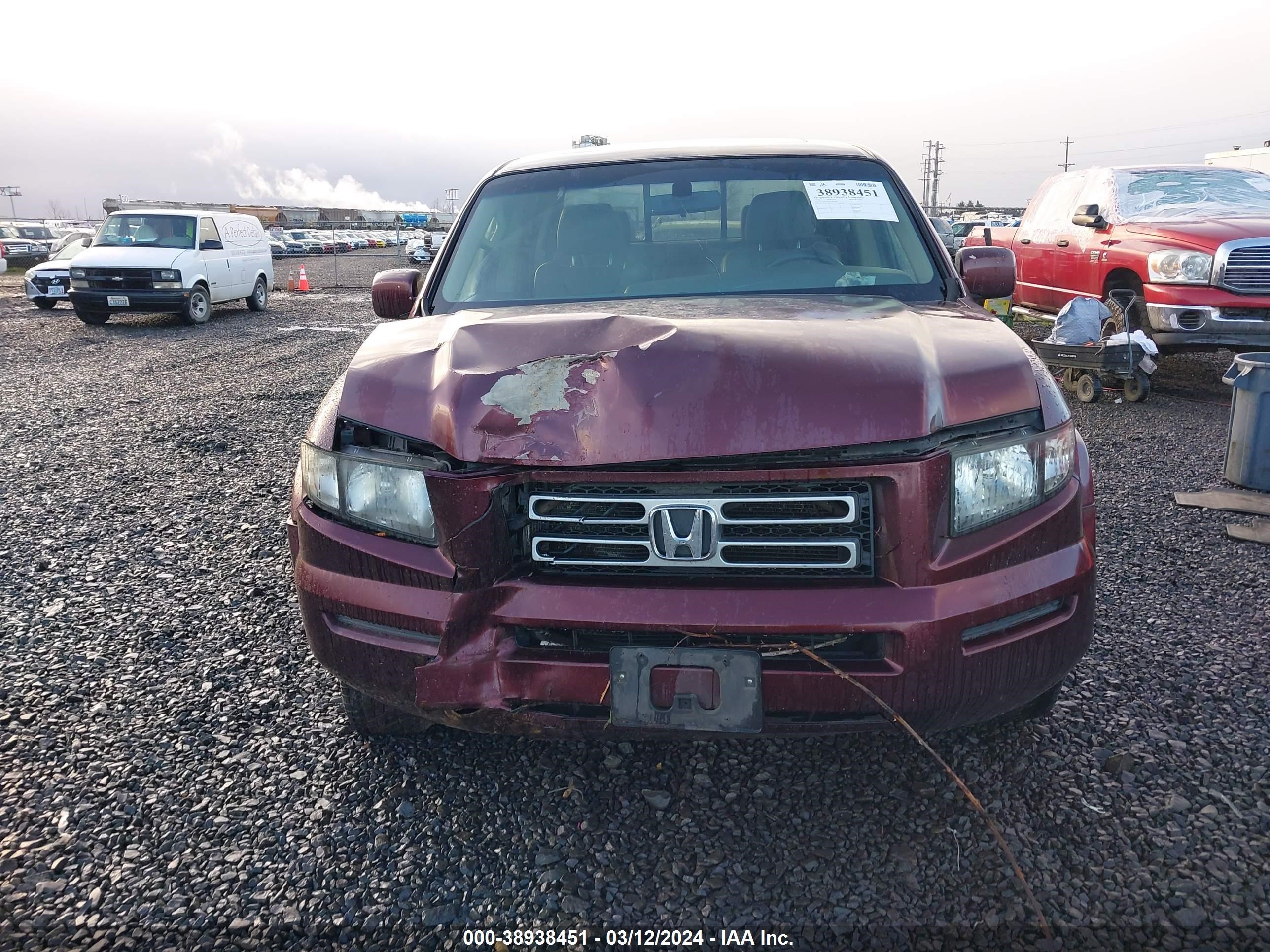 Photo 12 VIN: 2HJYK16518H507255 - HONDA RIDGELINE 