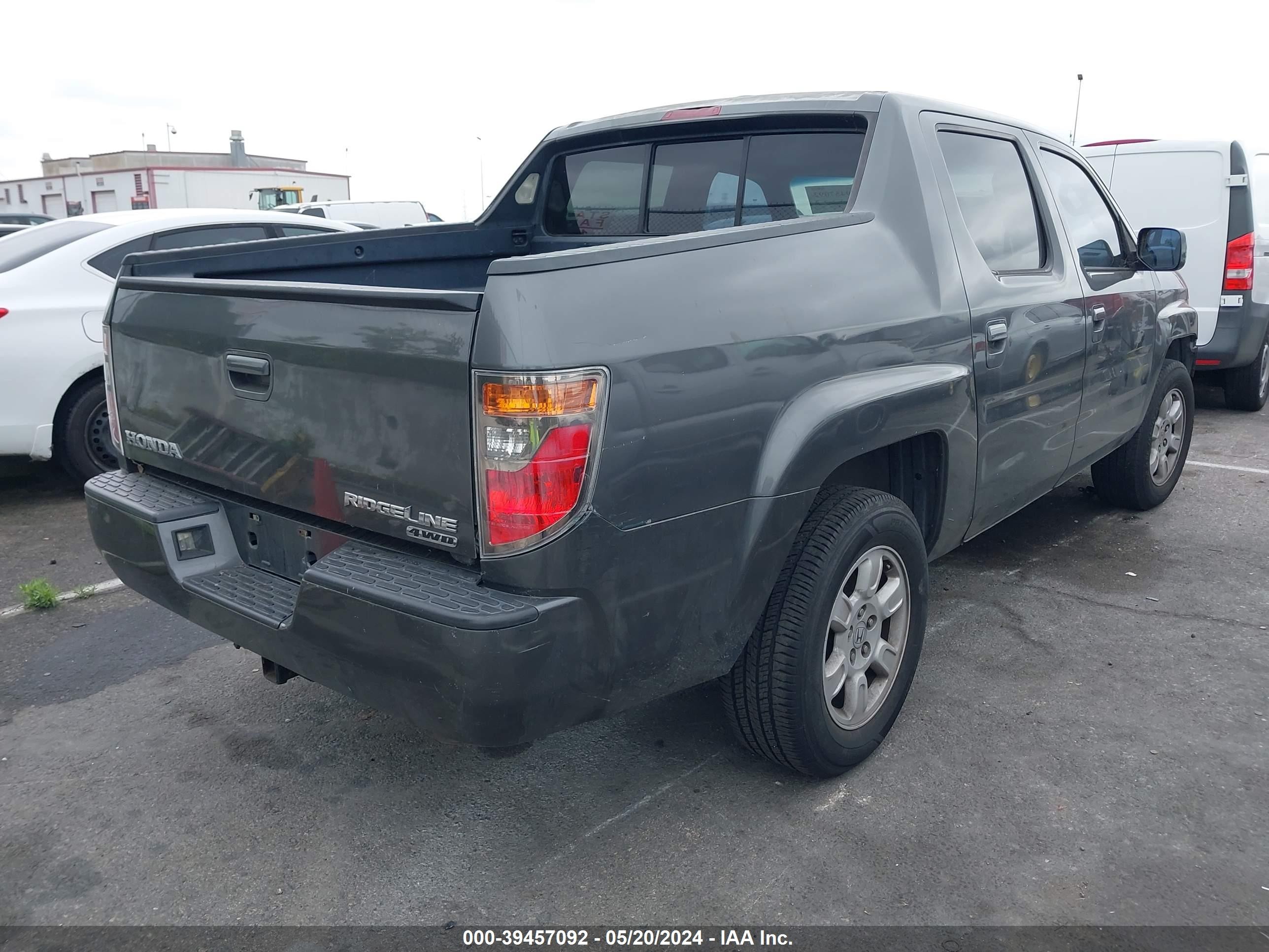 Photo 3 VIN: 2HJYK16567H526253 - HONDA RIDGELINE 