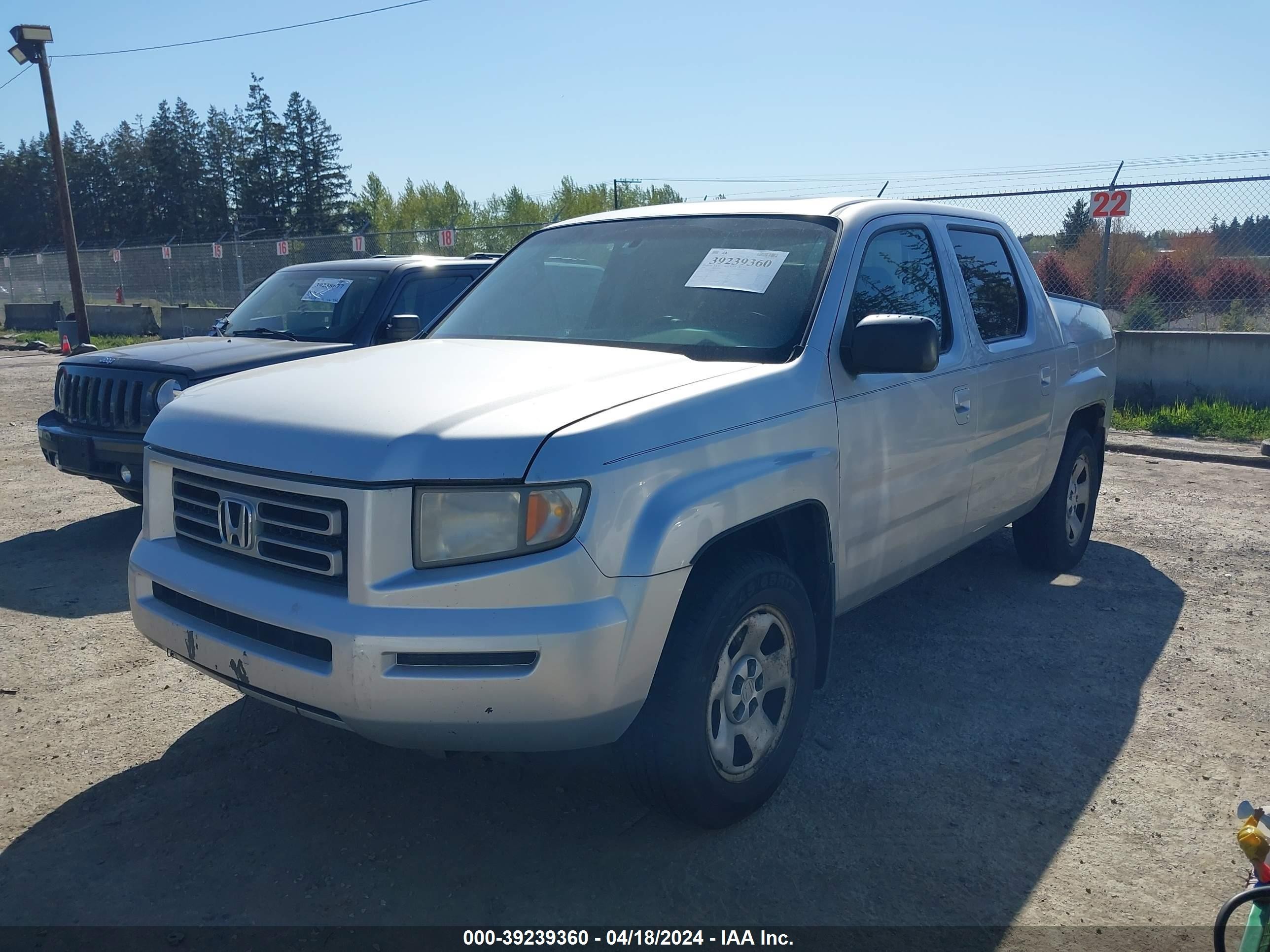 Photo 1 VIN: 2HJYK16586H509355 - HONDA RIDGELINE 