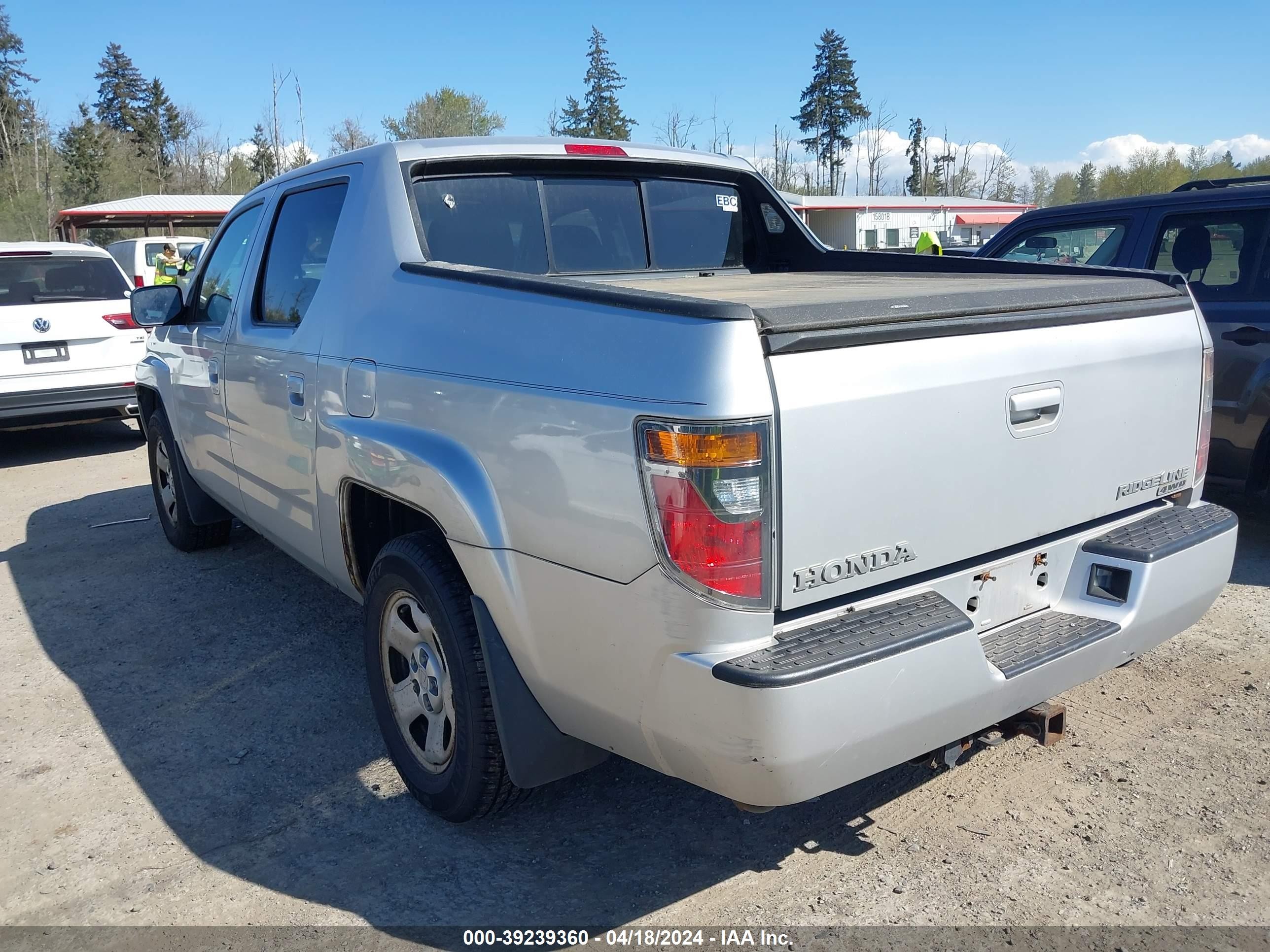 Photo 2 VIN: 2HJYK16586H509355 - HONDA RIDGELINE 