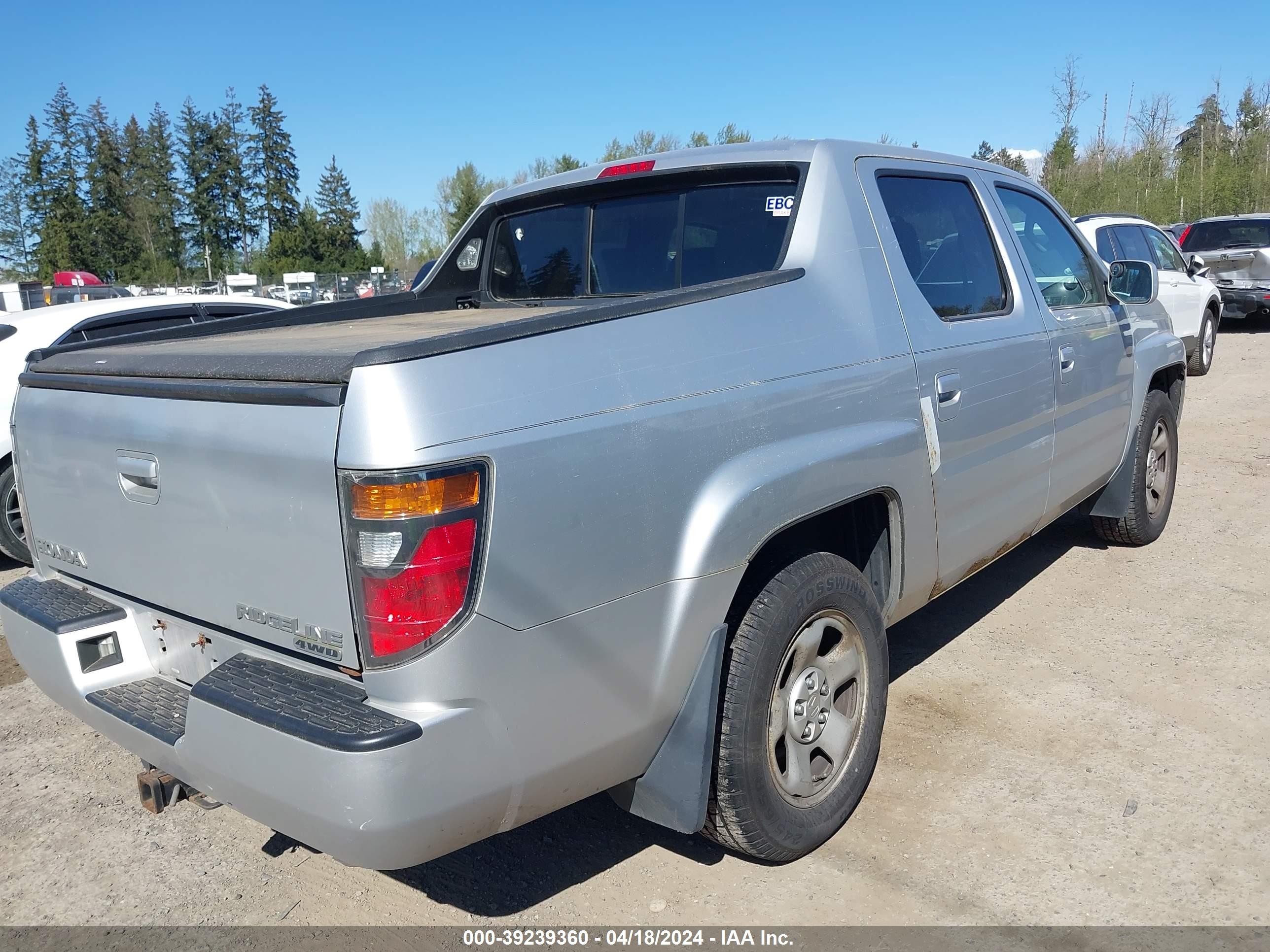 Photo 3 VIN: 2HJYK16586H509355 - HONDA RIDGELINE 