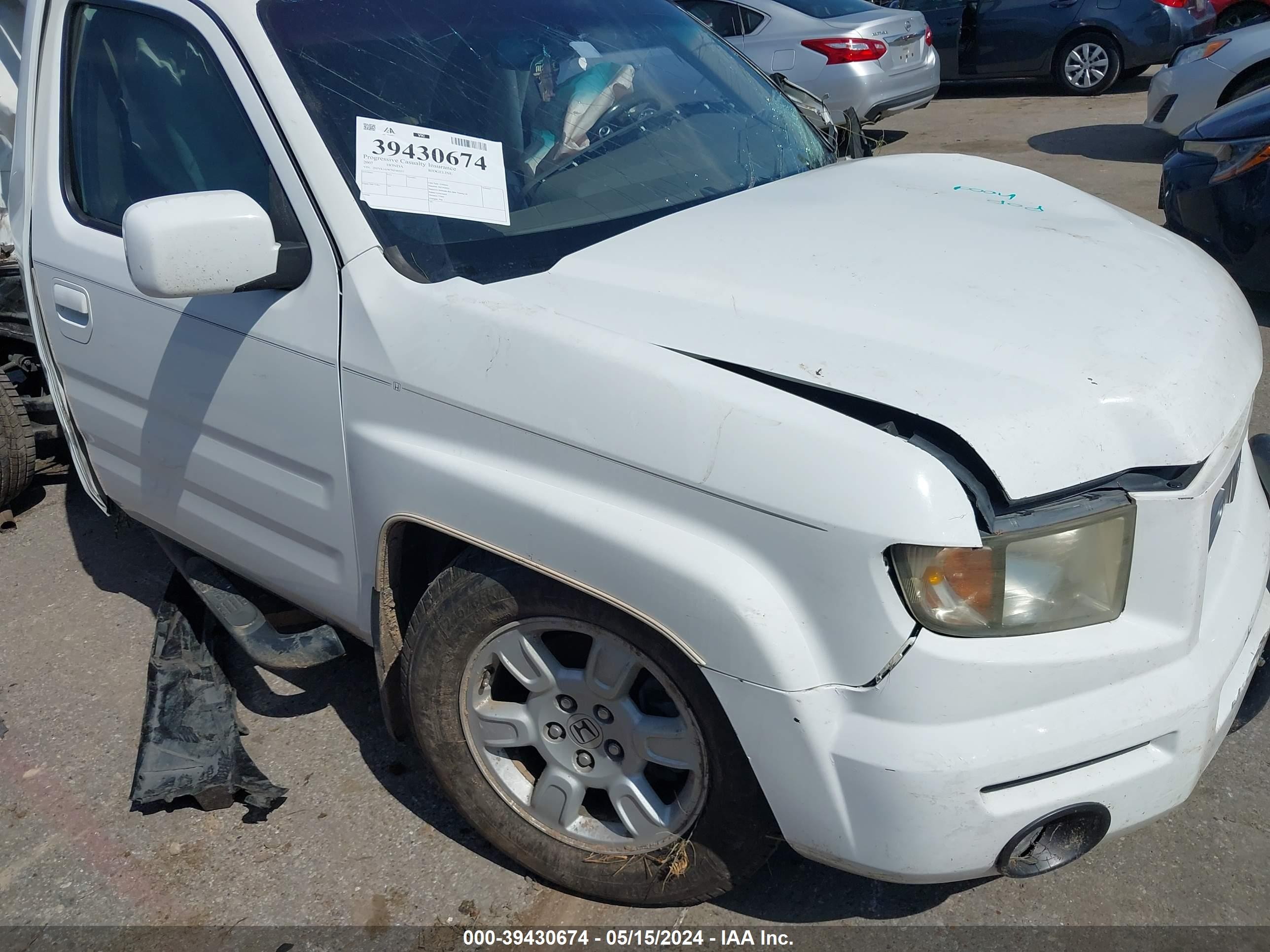 Photo 13 VIN: 2HJYK16587H540557 - HONDA RIDGELINE 