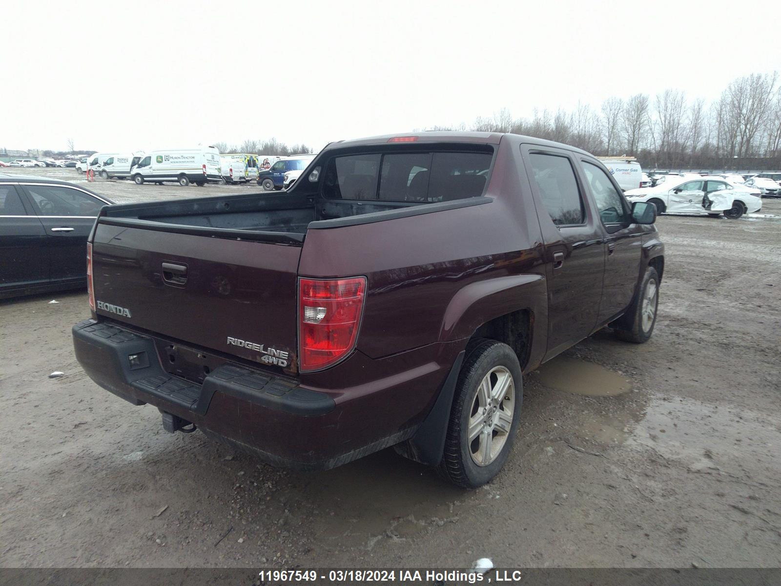 Photo 4 VIN: 2HJYK165X9H002249 - HONDA RIDGELINE 