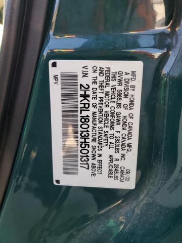 Photo 12 VIN: 2HKRL18013H501317 - HONDA ODYSSEY EX 