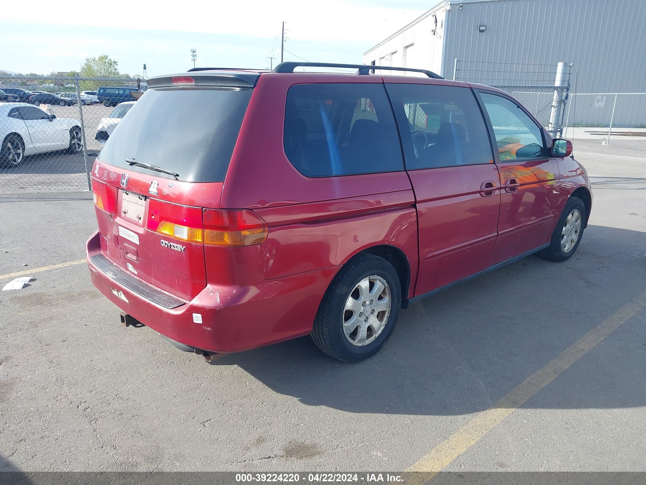 Photo 3 VIN: 2HKRL18622H556233 - HONDA ODYSSEY 