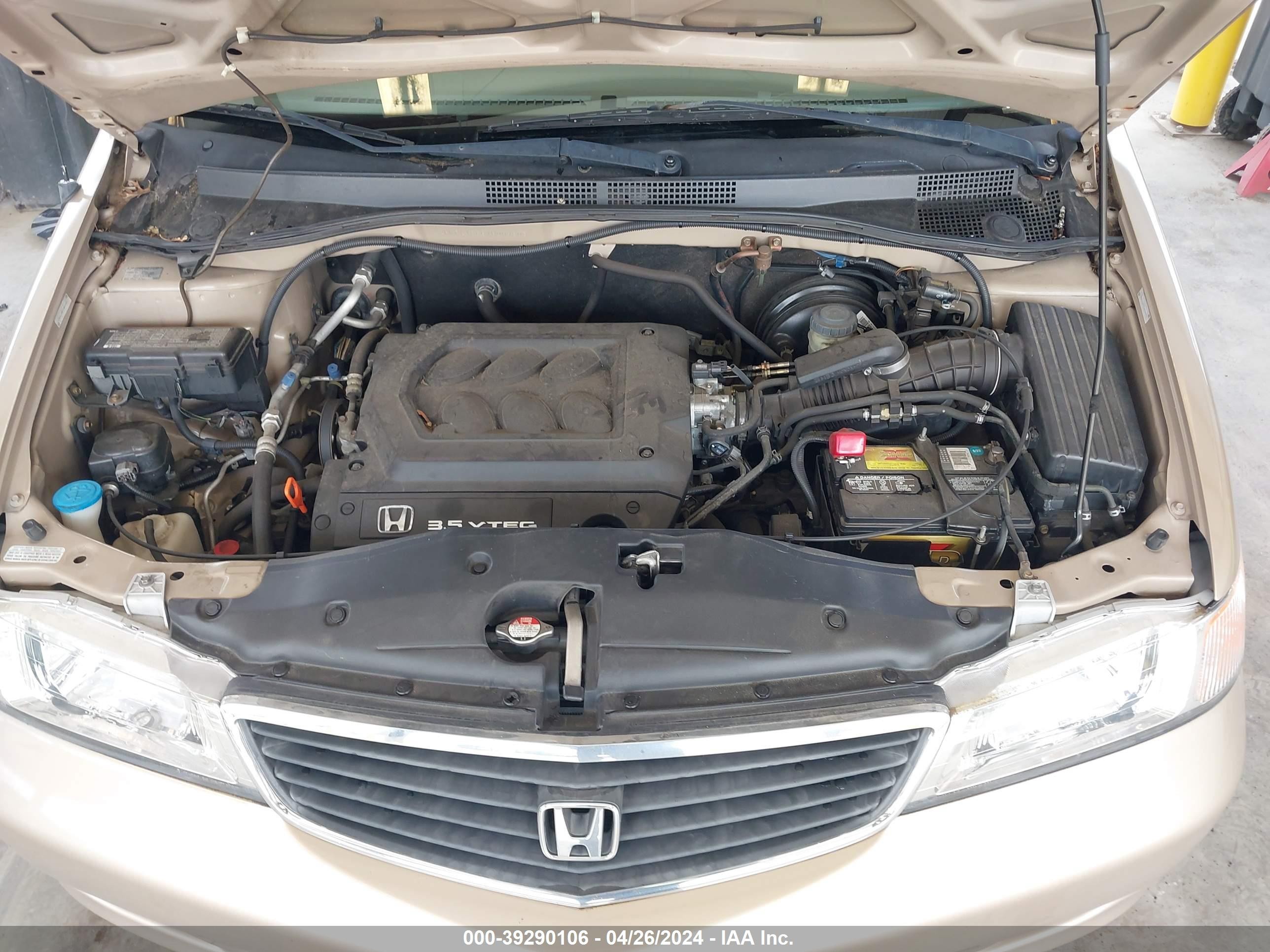 Photo 9 VIN: 2HKRL18661H009805 - HONDA ODYSSEY 