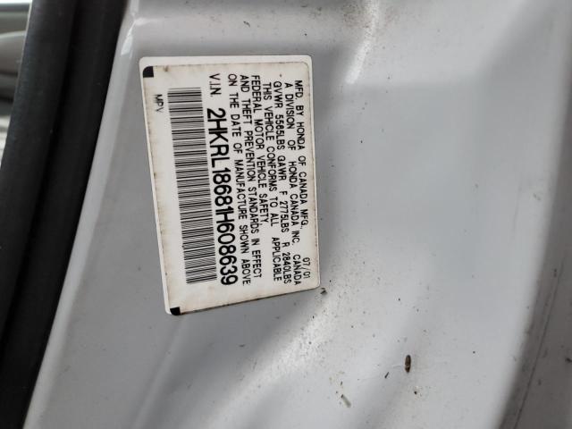 Photo 11 VIN: 2HKRL18681H608639 - HONDA ODYSSEY EX 