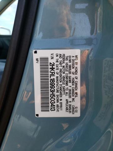 Photo 12 VIN: 2HKRL18993H503413 - HONDA ODYSSEY EX 