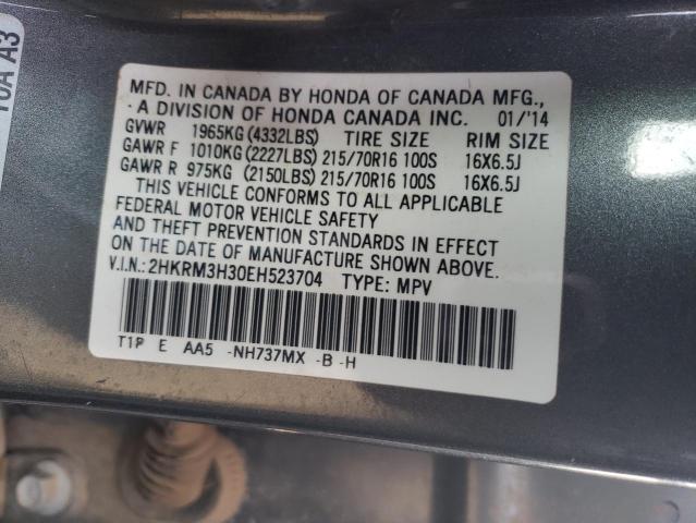 Photo 11 VIN: 2HKRM3H30EH523704 - HONDA CRV 