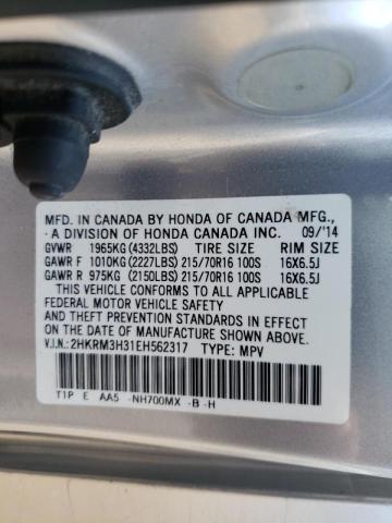 Photo 9 VIN: 2HKRM3H31EH562317 - HONDA CR-V LX 