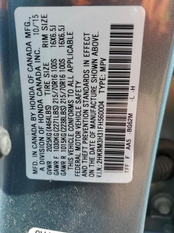 Photo 13 VIN: 2HKRM3H31FH560004 - HONDA CRV 