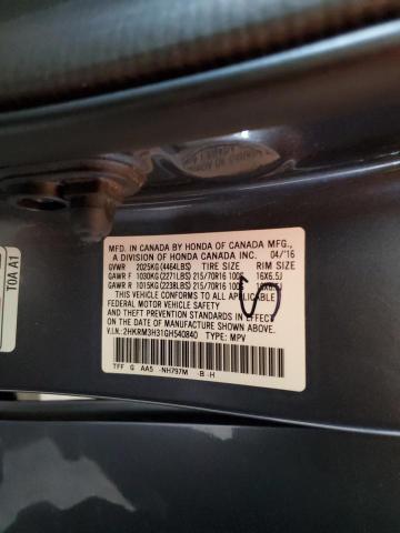 Photo 11 VIN: 2HKRM3H31GH540840 - HONDA CRV 