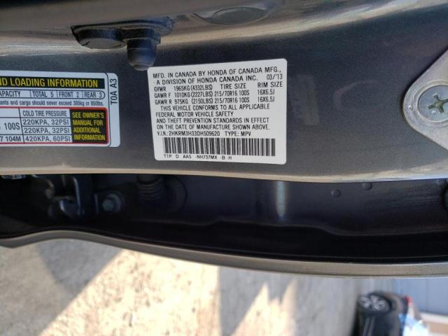 Photo 11 VIN: 2HKRM3H33DH509620 - HONDA CR-V LX 