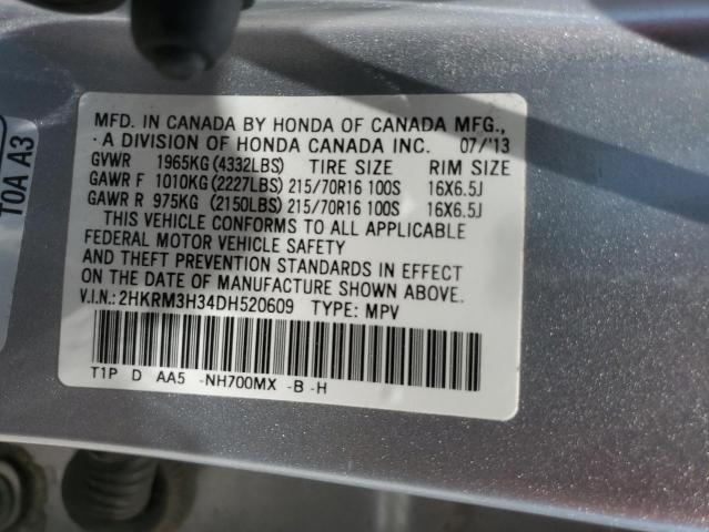 Photo 13 VIN: 2HKRM3H34DH520609 - HONDA CRV 